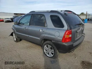 2005 Kia Sportage LX with VIN KNDJF723557124458, listed as a Copart auction lot 87089674 with Not Provided miles and Salvage Title. Bid and sale history available at carsss.com. Image 2.