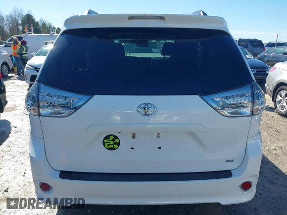 2015 Toyota Sienna SE with VIN 5TDXK3DC4FS658148, listed as a IAAI auction lot 41601341 with 110,329 mi miles. Bid and sale history available at carsss.com. Image 16.