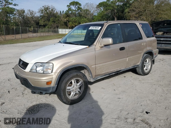 2000 Honda CR-V SE with VIN JHLRD1877YS023586, listed as a Copart auction lot 42929835 with 195,015 mi miles and Salvage Title. Bid and sale history available at carsss.com. Image 1.