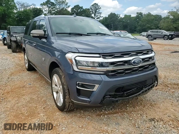 2023 Ford Expedition Max King Ranch with VIN 1FMJK1N88PEA01019, listed as a Copart auction lot 56015515 with 51,976 mi miles and Salvage title. Bid and sale history available at DreamBid. Image 14.