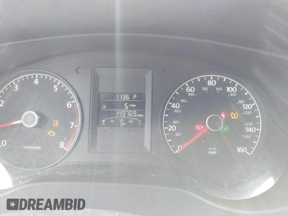 2014 Volkswagen Jetta S with VIN 3VW2K7AJ3EM294563, listed as a IAAI auction lot 42584163 with 149,769 mi miles and . Bid and sale history available at DreamBid. Image 7.
