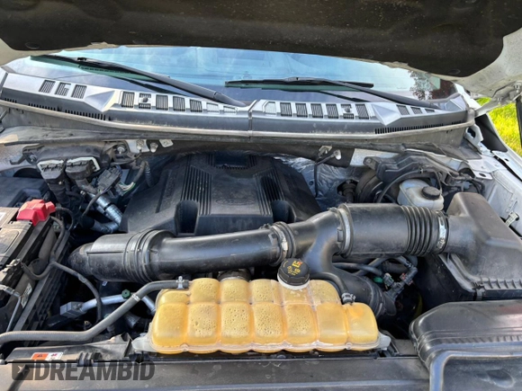 2017 Ford F-150 XL with VIN 1FTFX1EG5HKC27153, listed as a Copart auction lot 62049335 with 160,428 mi miles and Salvage title. Bid and sale history available at DreamBid. Image 7.