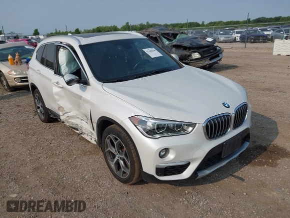 2017 BMW X1 xDrive28i with VIN WBXHT3C39H5F84338, listed as a IAAI auction lot 42400168 with 48,673 mi miles and . Bid and sale history available at DreamBid. Image 1.