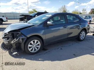 2016 Toyota Corolla L with VIN 5YFBURHE6GP524514, listed as a Copart auction lot 54149055 with 59,799 mi miles and Salvage Title. Bid and sale history available at DreamBid. Image 1.