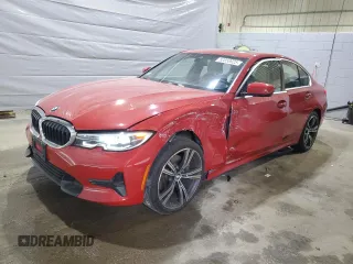 2021 BMW 3 Series 330i xDrive with VIN 3MW5R7J06M8C13028, listed as a Copart auction lot 62850925 with 47,968 mi miles and Salvage title. Bid and sale history available at DreamBid. Image 1.