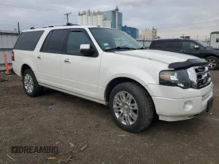 2013 Ford Expedition Max Limited with VIN 1FMJK2A50DEF56298, listed as a Copart auction lot 43543285 with 171,706 mi miles and Salvage title. Bid and sale history available at DreamBid. Image 4.