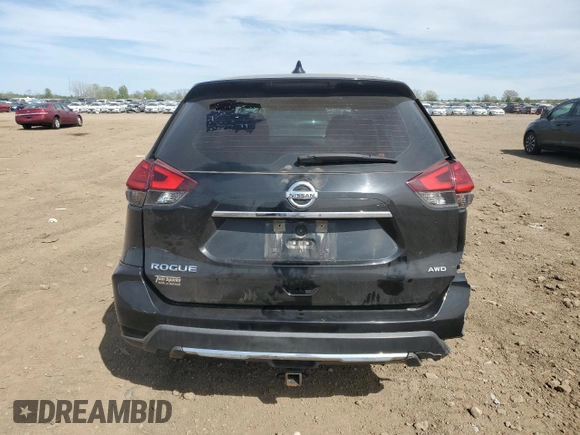 2017 Nissan Rogue S with VIN KNMAT2MVXHP531741, listed as a Copart auction lot 55952645 with 149,774 mi miles and Salvage title. Bid and sale history available at DreamBid. Image 6.