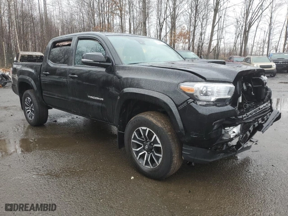 2023 Toyota Tacoma 4WD SR with VIN 3TMCZ5AN6PM539157, listed as a Copart auction lot 42680195 with 39,566 mi miles and Salvage Title. Bid and sale history available at carsss.com. Image 4.