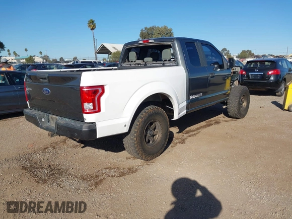 2015 Ford F-150 XL with VIN 1FTEX1CP3FKD43267, listed as a IAAI auction lot 41335186 with 137,766 mi miles. Bid and sale history available at carsss.com. Image 4.