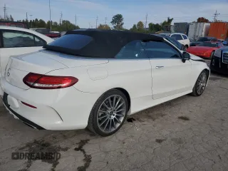 2017 Mercedes-Benz C 300 with VIN WDDWK4JB2HF541089, listed as a Copart auction lot 77261584 with 84,436 mi miles and Salvage Title. Bid and sale history available at DreamBid. Image 3.