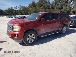 2016 GMC Canyon 4WD SLE with VIN 1GTG6CE37G1161080, listed as a Copart auction lot 42714655 with 172,615 mi miles and Salvage Title. Bid and sale history available at carsss.com. Image 1.