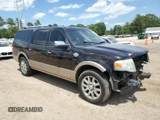 2014 Ford Expedition Max XLT with VIN 1FMJK1H53EEF01815, listed as a Copart auction lot 56656215 with Not provided miles and Salvage title. Bid and sale history available at DreamBid. Image 4.