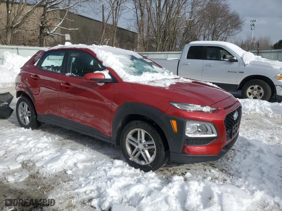 2019 Hyundai Kona SE with VIN KM8K1CAA4KU381485, listed as a Copart auction lot 88309615 with 65,290 mi miles and Salvage Title. Bid and sale history available at carsss.com. Image 4.