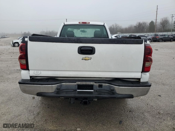 2007 Chevrolet Silverado 1500 Classic Work Truck with VIN 1GCEC14X47Z109142, listed as a Copart auction lot 84323644 with 180,162 mi miles and Non Repairable. Bid and sale history available at carsss.com. Image 6.