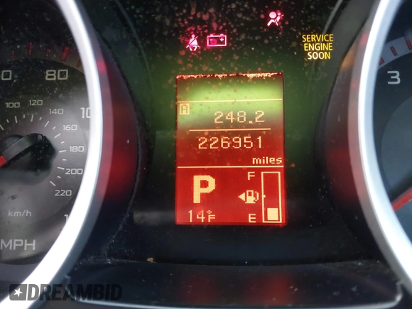 2009 Mitsubishi Lancer DE with VIN JA3AU16U39U000541, listed as a IAAI auction lot 41388897 with 226,951 mi miles. Bid and sale history available at carsss.com. Image 15.