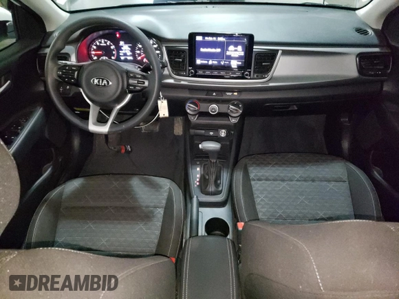 2021 Kia Rio S with VIN 3KPA24AD7ME401131, listed as a Copart auction lot 49033265 with 4,844 mi miles and Clean Title. Bid and sale history available at carsss.com. Image 8.
