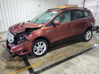 2018 Ford Escape SE with VIN 1FMCU0GD5JUA73381, listed as a Copart auction lot 51056125 with 92,500 mi miles and Salvage Title. Bid and sale history available at carsss.com. Image 1.