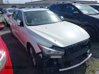 2018 Infiniti Q50 3.0t LUXE with VIN JN1EV7AP1JM366672, listed as a IAAI auction lot 41566540 with 86,390 mi miles. Bid and sale history available at carsss.com. Image 1.