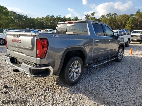 2022 GMC Sierra 1500 Limited SLT with VIN 1GTU9DET8NZ192191, listed as a Copart auction lot 82345694 with 0 mi miles and Salvage Title. Bid and sale history available at carsss.com. Image 3.