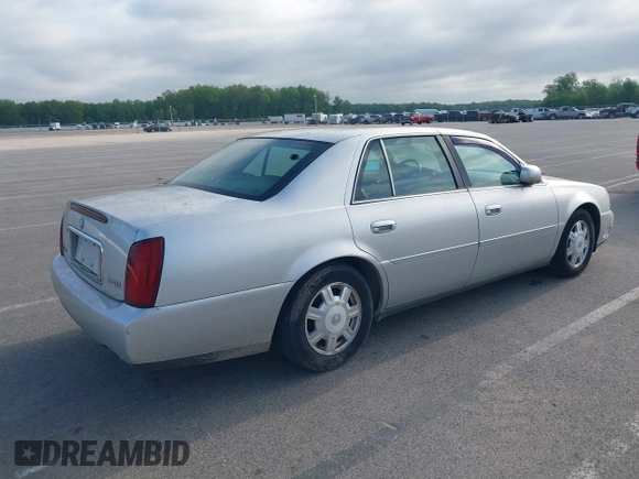 2003 Cadillac DeVille with VIN 1G6KD54YX3U102528, listed as a IAAI auction lot 42159424 with 108,720 mi miles. Bid and sale history available at carsss.com. Image 4.