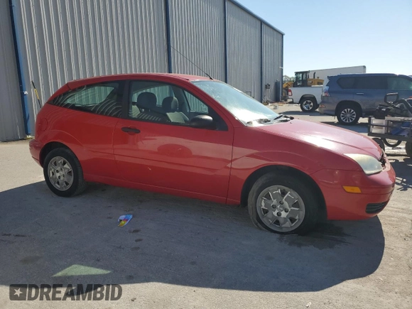 2007 Ford Focus S with VIN 1FAFP31N57W188075, listed as a Copart auction lot 48893245 with 89,756 mi miles and Salvage Title. Bid and sale history available at DreamBid. Image 4.