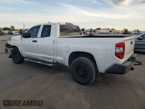 2019 Toyota Tundra SR with VIN 5TFRM5F10KX142691, listed as a Copart auction lot 83976374 with 45,679 mi miles and Salvage title. Bid and sale history available at DreamBid. Image 2.