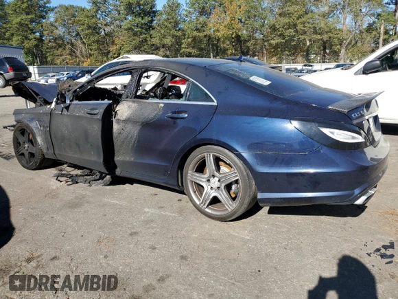 2013 Mercedes-Benz CLS-Class CLS 63 AMG with VIN WDDLJ7EB3DA084740, listed as a Copart auction lot 80360604 with 0 mi miles and Non Repairable. Bid and sale history available at carsss.com. Image 2.