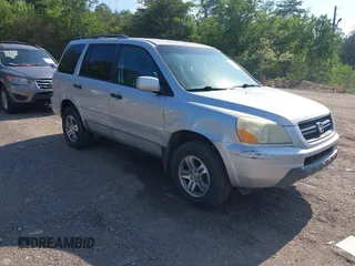 2004 Honda Pilot EX with VIN 2HKYF18504H556213, listed as a IAAI auction lot 42137221 with 225,781 mi miles and . Bid and sale history available at DreamBid. Image 1.