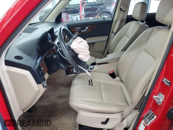 2010 Mercedes-Benz GLK 350 with VIN WDCGG8HB4AF315682, listed as a Copart auction lot 51709235 with Not Provided miles and Salvage Title. Bid and sale history available at carsss.com. Image 7.