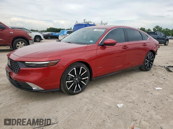 2024 Honda Accord Touring with VIN 1HGCY2F89RA085105, listed as a Copart auction lot 62604865 with 11,362 mi miles and Salvage title. Bid and sale history available at DreamBid. Image 1.