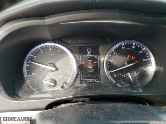 2014 Toyota Highlander XLE with VIN 5TDKKRFH7ES033456, listed as a Copart auction lot 47189875 with 149,532 mi miles and Salvage Title. Bid and sale history available at carsss.com. Image 9.