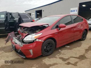 2013 Toyota Prius One with VIN JTDKN3DU8D5695524, listed as a Copart auction lot 82111264 with 121,977 mi miles and Salvage Title. Bid and sale history available at DreamBid. Image 1.
