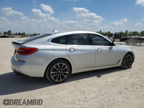 2019 BMW 6 Series 640i xDrive with VIN WBAJV6C56KBK07979, listed as a Copart auction lot 62149624 with 58,200 mi miles and Salvage Title. Bid and sale history available at carsss.com. Image 3.