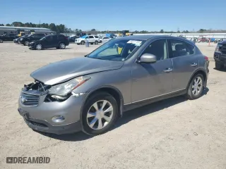 2010 Infiniti EX35 Journey with VIN JN1AJ0HR8AM753230, listed as a Copart auction lot 49227705 with 169,130 mi miles and Salvage Title. Bid and sale history available at carsss.com. Image 1.