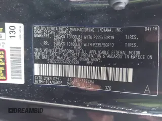 2018 Toyota Sienna SE with VIN 5TDXZ3DC5JS937838, listed as a IAAI auction lot 41964525 with 63,177 mi miles and . Bid and sale history available at DreamBid. Image 9.