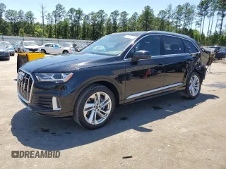2023 Audi Q7 Premium with VIN WA1ACBF79PD012740, listed as a Copart auction lot 57715225 with 37,415 mi miles and Salvage title. Bid and sale history available at DreamBid. Image 1.