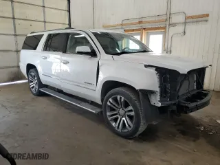 2018 GMC Yukon XL Denali with VIN 1GKS2HKJ8JR133579, listed as a Copart auction lot 52156435 with 155,672 mi miles and Salvage Title. Bid and sale history available at carsss.com. Image 4.