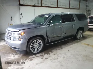 2019 Chevrolet Suburban Premier with VIN 1GNSKJKC4KR321691, listed as a Copart auction lot 51577245 with 154,262 mi miles and Salvage Title. Bid and sale history available at DreamBid. Image 1.