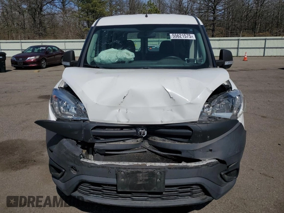 2018 Ram ProMaster City Cargo Tradesman z VIN ZFBERFAB6J6J72372, wystawiony jako Copart lot #55621575 z przebiegiem 29 700 mil mil oraz Szkoda całkowita • Salvage title. Historia ofert i sprzedaży dostępna na DreamBid. Obrazek 5.
