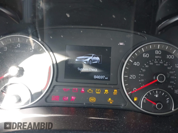 2020 Kia Optima LX with VIN 5XXGT4L30LG390927, listed as a IAAI auction lot 42642424 with 84,697 mi miles and . Bid and sale history available at DreamBid. Image 7.