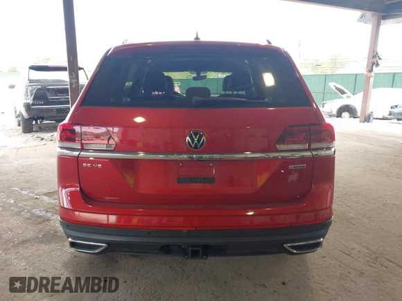 2021 Volkswagen Atlas SE with VIN 1V2KR2CA3MC559155, listed as a IAAI auction lot 42161105 with 35,039 mi miles and . Bid and sale history available at DreamBid. Image 17.