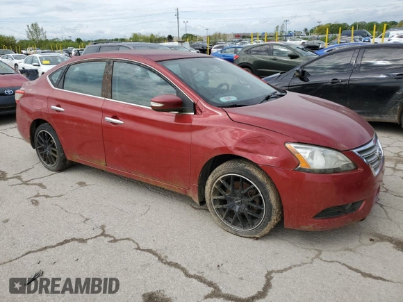 2013 Nissan Sentra SR with VIN 3N1AB7AP5DL659674, listed as a Copart auction lot 55461255 with Not Provided miles and Clean Title. Bid and sale history available at DreamBid. Image 4.