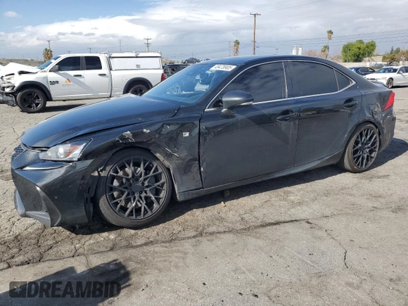 2018 Lexus IS with VIN JTHBA1D21J5072626, listed as a Copart auction lot 49478905 with 128,361 mi miles and Salvage Title. Bid and sale history available at carsss.com. Image 1.