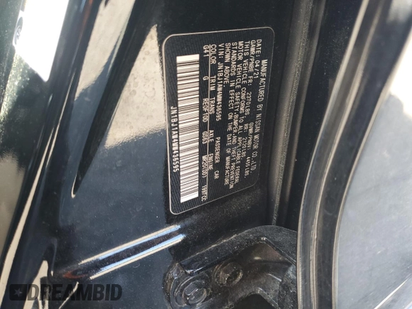 2021 Nissan Rogue S with VIN JN1BJ1AW4MW436595, listed as a Copart auction lot 53454675 with 70,893 mi miles and Salvage title. Bid and sale history available at DreamBid. Image 14.