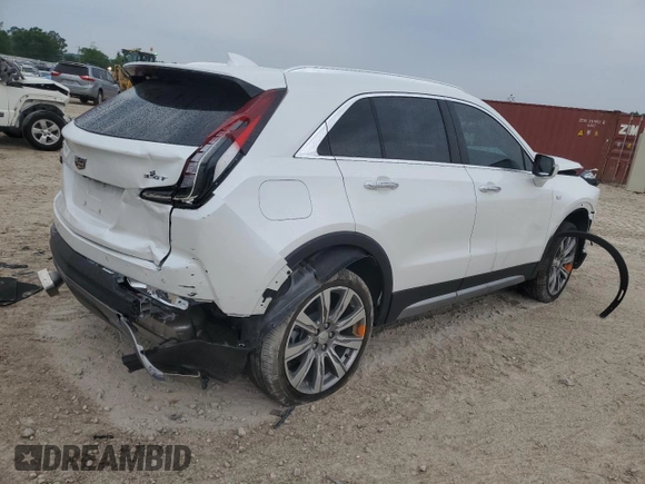 2023 Cadillac XT4 FWD Premium Luxury with VIN 1GYFZCR42PF193101, listed as a Copart auction lot 54977605 with 14,258 mi miles and Non repairable. Bid and sale history available at DreamBid. Image 3.