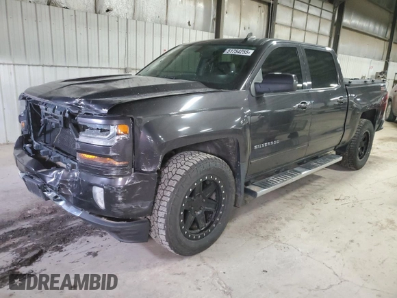 2016 Chevrolet Silverado 1500 LT with VIN 3GCUKRECXGG236034, listed as a Copart auction lot 51754255 with 205,670 mi miles and Salvage Title. Bid and sale history available at DreamBid. Image 1.