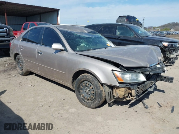 2007 Hyundai Sonata GLS with VIN 5NPET46C87H239153, listed as a IAAI auction lot 41666741 with 286,028 mi miles and . Bid and sale history available at DreamBid. Image 1.