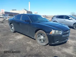 2014 Dodge Charger Police with VIN 2C3CDXAGXEH147942, listed as a IAAI auction lot 41648515 with 183,850 mi miles and . Bid and sale history available at DreamBid. Image 1.