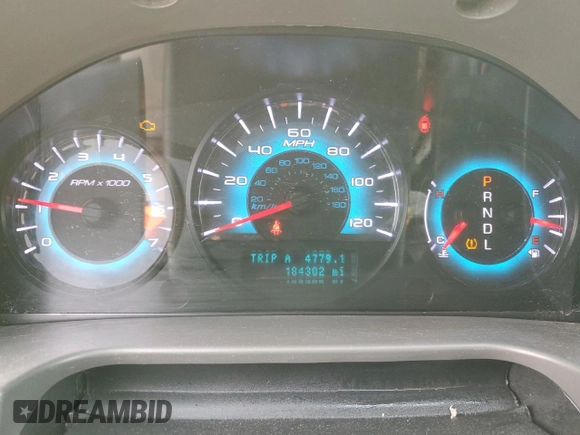 2012 Ford Fusion SE with VIN 3FAHP0HAXCR312560, listed as a Copart auction lot 53553765 with 184,302 mi miles and Non repairable. Bid and sale history available at DreamBid. Image 9.