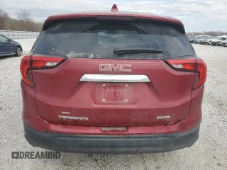 2018 GMC Terrain SLE with VIN 3GKALTEV0JL360685, listed as a Copart auction lot 46812315 with 98,449 mi miles and Salvage Title. Bid and sale history available at carsss.com. Image 6.